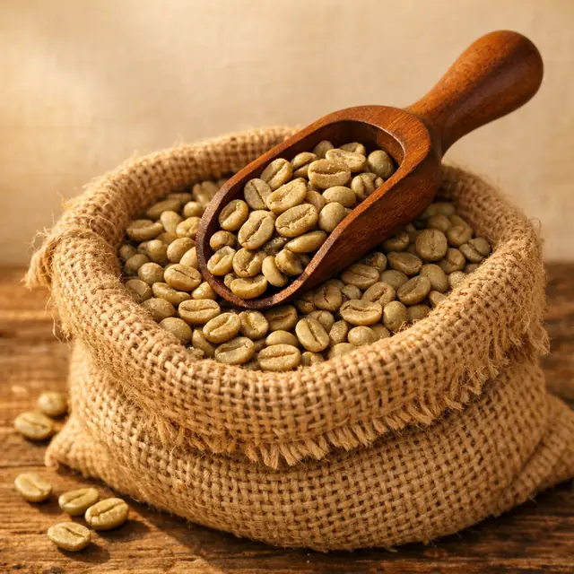 Cà phê nhân sống (hạt mộc)